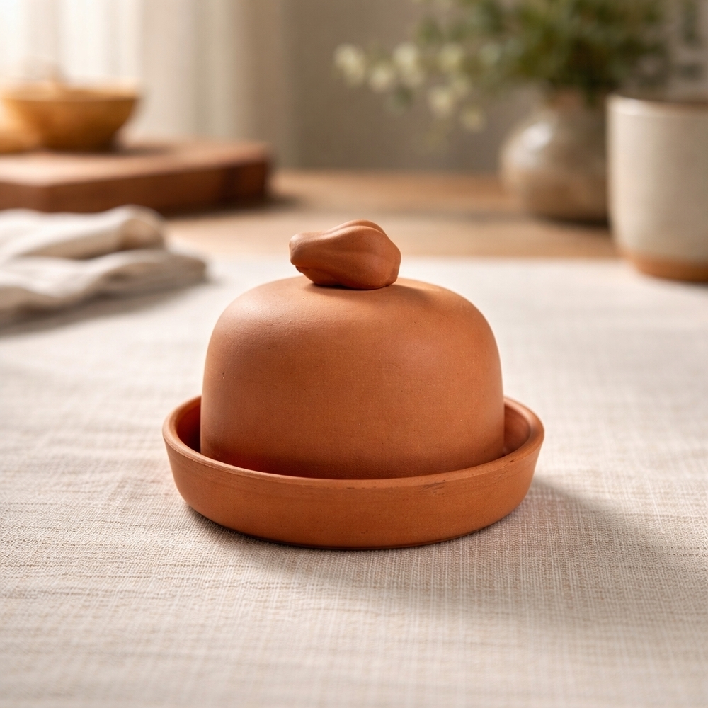 Corningware Terra Cotta Garlic Baker, NEW